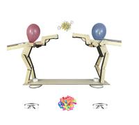 Headshot Woodbots, New Wooden Shooting Balloon Game, 100 Balloons, Multiplayer Interaction, Strategy And Hand Speed Competition, Bringing Excitement And Tension