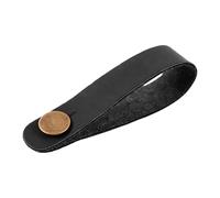 Headstock Strap - 19.5cm Guitar Tie Lock, Lightweight PU Leather Neck Adapter Straps For Acoustic Folk Ukulele Bass Mandolin, Quick Release Button Connector Wrap Acoustics-Electric Instrument Accessor