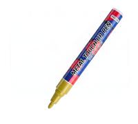 Headstone Lettering Paint, Paint Pen for Tombstone Inscriptions, Waterproof, Weather-Resistant Marker with Precision Tip, Gold