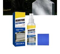 Headstone Restoration and Cleaning Spray,100ml/3.4oz Tombstone & Monument Cleaning Spray,Stone Cleaner Gravestone CleaningKit,Restore & Protect Memorial Stones,For Granite Marble Cemetery Memorials