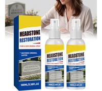 Headstone Restoration and Cleaning Spray, Gravestone Cleaner Spray for Marble Granite, Tombstone Monument Cleaner for Granite Marble Cemetery Memorials, Headstone Cleaning Solution