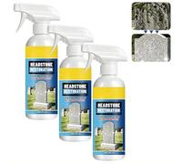 Headstone Restoration and Cleaning Spray, Stone Cleaner Gravestone Cleaning Kit, Tombstone Monument Cleaner for Granite Marble Cemetery Memorial