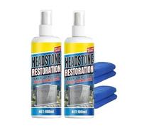 Headstone Restoration and Cleaning Spray,Tombstone Monument Cleaner for Granite Marble Cemetery Memorials,Can Effectively Remove Dirt,Gentle Stone Care Formula (2 pcs)