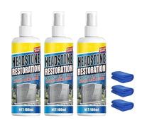 Headstone Restoration and Cleaning Spray,Tombstone Monument Cleaner for Granite Marble Cemetery Memorials,Can Effectively Remove Dirt,Gentle Stone Care Formula (31 pcs)