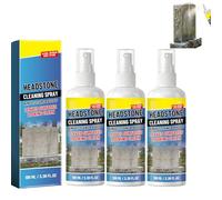 Headstone Restoration & Cleaning Spray, 100ML Headstone Cleaner for Graves, Tombstones & Headstones, Removes Stains And Buildup Restores Memorial, Protecting Memorials (3)