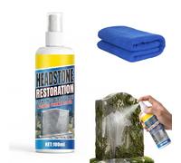 Headstone Restoration & Cleaning Spray, 2026 Headstone Cleaner for Graves, Headstone Restoration Kit Remove Stains Instantly and Protecting Tombstones Efficient Cleaning (1PCS)