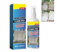 Headstone Restoration & Cleaning Spray, Fast-Acting Headstone Restoration & Cleaning Spray for Gravestones & Monuments, Restoring and Protecting Tombstones, Efficient Cleaner & Dirt Removal. (1PCS)