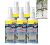 Headstone Restoration & Cleaning Spray, Fast-Acting Headstone Restoration & Cleaning Spray for Gravestones & Monuments, Restoring and Protecting Tombstones, Efficient Cleaner & Dirt Removal. (5PCS)