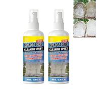 Headstone Restoration & Cleaning Spray, Fast-Acting Headstone Restoration & Cleaning Spray for Gravestones & Monuments, Restoring and Protecting Tombstones, Efficient Cleaner & Dirt Removal. (2PCS)