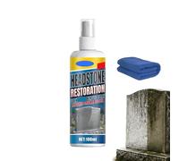 Headstone Restoration & Cleaning Spray, Headstone Cleaner For Graves, Stone Cleaner For Marble And Granite, Protects Tombstones With Efficient Cleaning, Outdoor Stone Care For Memorials (1 PC)