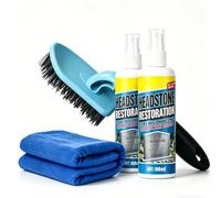Headstone Restoration & Cleaning Spray, Penetrates Deep to Lift Stains ＆ Moss, Zero Scrubbing, Eenvironmentally Friendly and Gentle Formula Will Not Damage the Stone Surface, Simple to Use, 100ML (*2)