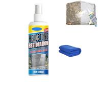 Headstone Restoration & Cleaning Spray,Stone Cleaner Gravestone Cleaning Kit Restoring and Protecting Tombstones Efficient Cleaning No Damage to Stone for Graves Cemetery Gravestone (1Pcs)