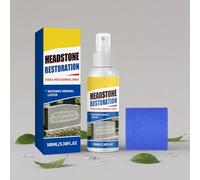 Headstone Restoration&Cleaning Spray,Stone Cleaner Gravestone Cleaning-Kit,Tombstone&Monument Cleaning Spray,Highly Effective Headstone Cleaners for Graves,Natural Stone Cleaner for Marble,Tile