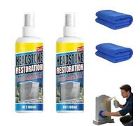 Headstone Restoration & Cleaning Spray, Tombstone & Monument Cleaning Spray, Headstone Cleaner, Stone Cleaner Gravestone Cleaning Kit, Headstone Cleaning Kit, Cleaning & Dirt And Rust Removal (2PCS)