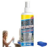 Headstone Restoration & Cleaning Spray, Tombstone & Monument Cleaning Spray, Stone Cleaner Gravestone Cleaner,Headstone Cleaner for Graves, Natural Stone Cleaner for Marble, Tile (1PC)
