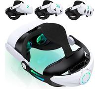 Headstrap Compatible with Quest 3/3S/Quest 2, No Pressure on the Face, Comfortable VR Elite Band for Meta Quest 3/2 Accessories, 360° Adjustable Strap Replacement, Improved Support and Comfort