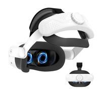 Headstrap for Meta Quest 3s Accessories, Quest 3S Elite Strap, MetaQuest 3S Head Strap, Adjustable Comfortable VR Headset Replacement Strap to Reduce Face and Head Pressure (T3-White)