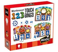 Headu - 123 Montessori Touch Bingo, Learning Games, Toddler Learning Toys, Educational Games, Numbers and Quantities, Touch Bingo, Early Math Skills, Age 3-6 Years