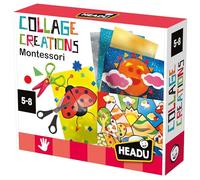 HEADU | Collage Creation Montessori - learn the art of collage and make a variety of picture creations | Educational Games & Puzzles | Ages 4-10 years