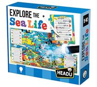 HEADU | Explore The Sea Life - assemble the puzzle then use the magic torch to discover creatures and items in the sea! | Educational Games & Puzzles | Ages 5-10 years