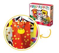 Headu - Funny Puppets, Kids Craft Set, Craft Kit, Childrens Craft Kits, Arts and Crafts for Kids. Build, Cut Out and Play, Age 5-10yrs