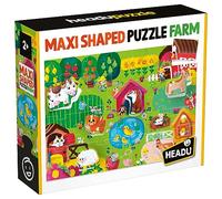 HEADU Large Shaped Jigsaw Puzzle Farm | Educational Toys, Farm Puzzle, Lean About the Farm, Educational Puzzle, Farm Animals