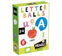 HEADU Letter Balls, Discover Vowels, Recognise First Words, Learn Capital Letters, Learn Lower-case Letters, Recognise Words, Educational Games, Ages 2-4 Years