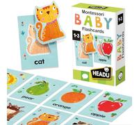 HEADU | Montessori Baby Flashcards | Educational Games & Puzzles | Ages 1-3 years