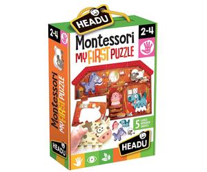 Headu Montessori First Puzzle The Farm Jigsaw Fun Educational Children