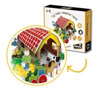 Headu - My First Creative Farm Kids Craft Set, Craft Kit, Children's Craft Kits, Build, Cut Out, Colour, Decorate, Ages 4-6, Arts and Crafts for Kids