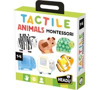 Headu - Tactile Animals Montessori, Educational Toys, Kids Puzzle, Large Shaped