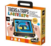 Headu - Toddler Learning Toys, Learning Games, Hand-eye Co-ordination, Manual Dexterity, Labyrinth Game, Progressing Mazes, Educational Games. Age 3-6 years