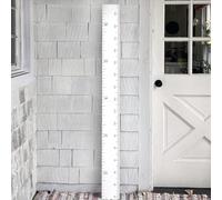 Headwaters Studio Wooden Ruler Growth Chart for Kids, Boys & Girls - Height Chart & Height Measurement for Wall - Kids Nursery Wall Decor & Room Hanging Wall Decor - White