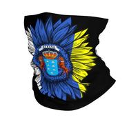 Headwear Canary Islands Flag Bandana Dustproof Headband Decorative Balaclava For Fishing Outdoor Running 25X50CM