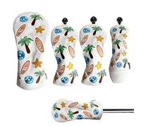 Headwear for golf Set of 4 Portable Head Covers Headcovers driver, fairway woods and hybrid, driverheadcover all golf clubs