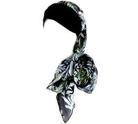 Headwear for Women Sleep Beanie Head Scarf for Bald Wraps Cancer Hats Turbans,Navy/Green Flower