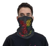 Headwear Guinea Bissau Flag Eagle White Bandana Durable Headband Uv Protection Neck Gaiter For Camping Fishing Running 25X50CM