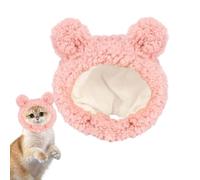 Headwear Hat - Cat Costume Bear Hat, Breathable Small Kitten Costume Hat, Headwear, Hat for Puppies, Cats