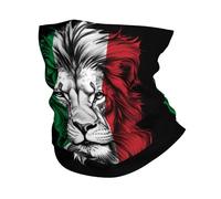 Headwear Lion Funny Italy Flag Bandana Quick Drying Neck Scarf For Fishing, Hunting, Traveling
