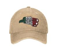 Headwear Y2K Baseball caps for Men, Hats Made in Mexico, Aztec Calendar, Mexican Eagle Cowboy hat, Visor Cap, Drama Cotton