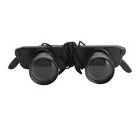 Headworn Binocular Glasses 3x Magnification PC Black for Fishing