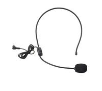 Headworn Mic Multifunctional 3.5mm Wired Headset Microphone for Amplifier Speaker Teacher Speech Professional Grade Sound Quality for Stage Performances Educational Settings