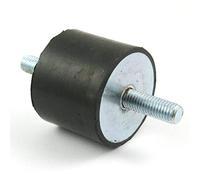 HEAGER Rubber Mounts,vibration isolator, 2 Pcs 50 * 40mm M10*27mm Double End Male Rubber Bobbin Isolator shock absorbing