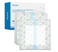 Heagimed 50Pc Ostomy Bag Shower Cover, Waterproof Shower Protector, 8"x8"