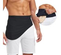 Heagimed Ostomy Belt for Men Woman, Adjustable Stealth Belt for Stoma Bags, Stoma Belt for Abdominal ileostomy Care, Inner Pocket to Hold Colostomy Bags for Sport & Swimming, Size M (31"-35")