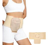 Heagimed Ostomy Belt, Ostomy Hernia Support Belt for Men/Women, Stealth Belt Ostomy, Elastic Abdominal Support Belt Preventing the Stoma Hernia and Reinforce Colostomy Bags - S