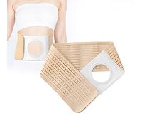 Heagimed Ostomy Hernia Belt, Breathable Stoma Hernia Belt with Stoma Opening for Stoma Bags to Prevent Parastomal Hernia, Size S