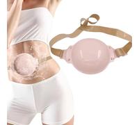 Heagimed Stoma Ostomy Waterproof Bath Cover with Adjustable Ostomy Belt, Silicone Ostomy Shower Wound Protector Ostomy Supplies, Skin Color