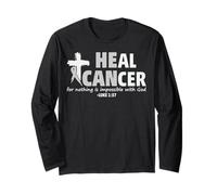Heal Cancer for Nothing is Impossible with God. Long Sleeve T-Shirt