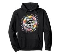 Heal Grow Manifest Flow Spiritual Wellness Mindset - Pullover Hoodie